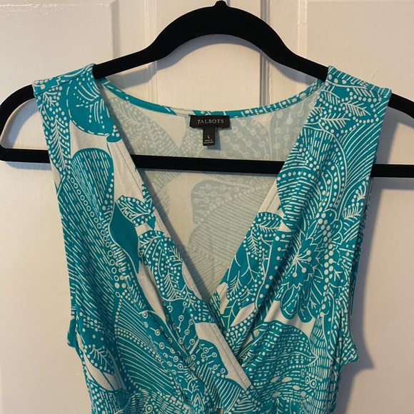 Talbots summer wrap dress - Picture 2 of 3